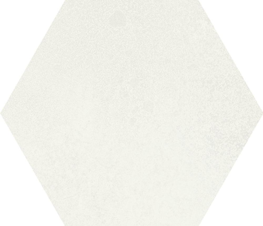 Керамогранит Dune Magnet Exa Frozen 188590, цвет белый, поверхность матовая, шестиугольник, 150x170