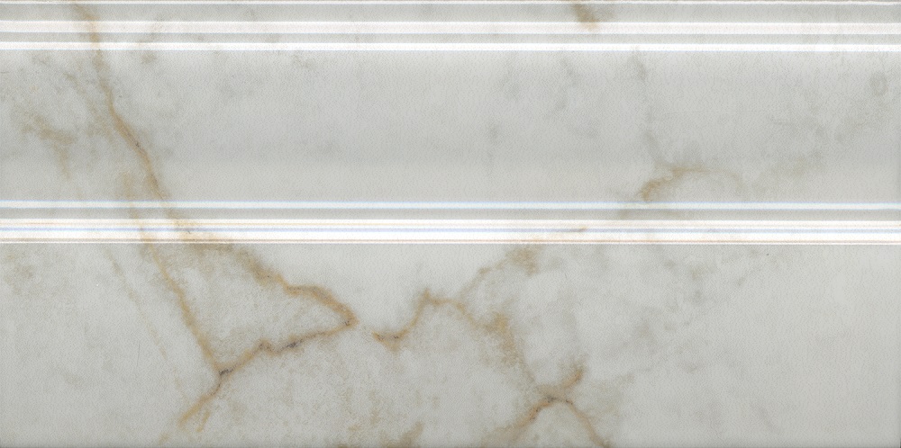 Бордюры Kerama Marazzi Серенада плинтус белый глянцевый FMA030R, цвет белый, поверхность глянцевая, прямоугольник, 150x300