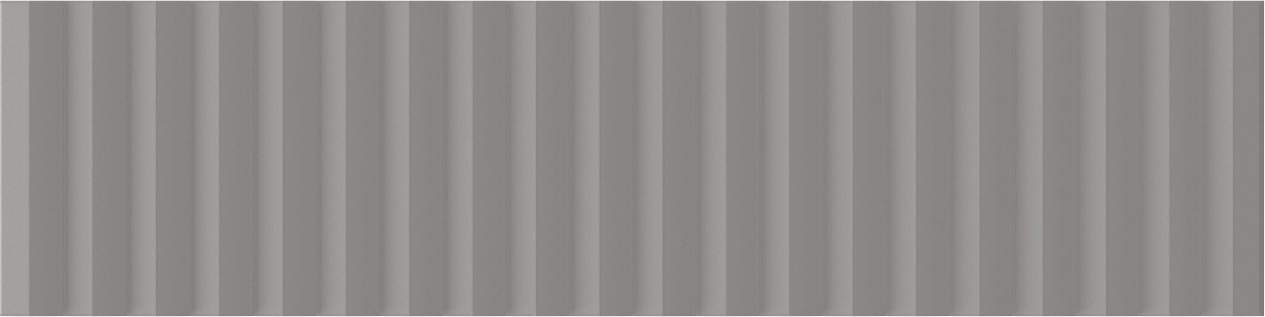 Керамическая плитка Wow Twin Peaks Med Grey 131552, цвет серый, поверхность матовая 3d (объёмная), под кирпич, 75x300