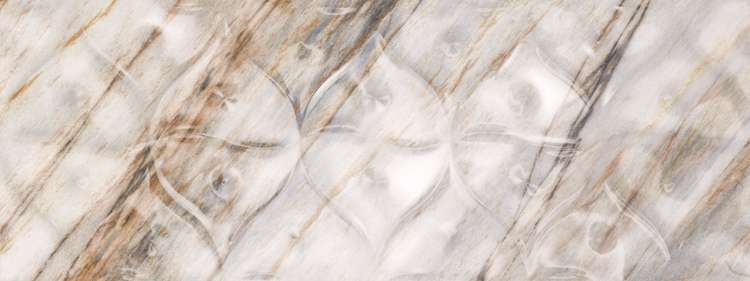 Декоративные элементы Aparici Luxor Quartzite Aurora Diva, цвет коричневый, поверхность глянцевая рельефная, прямоугольник, 446x1193