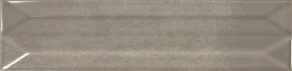 Керамическая плитка APE Refraction Smoke, цвет коричневый, поверхность глянцевая рельефная, прямоугольник, 75x300