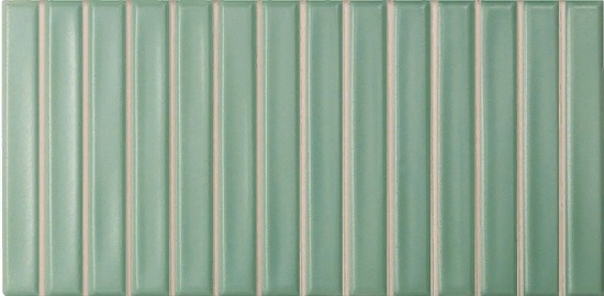 Керамическая плитка Wow Sweet Bars Sage Matt 128694, цвет зелёный, поверхность матовая, прямоугольник, 125x250