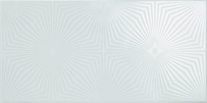 Керамическая плитка Aranda Mistic Blanco, цвет белый, поверхность матовая, прямоугольник, 200x400