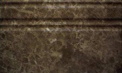 Бордюры Navarti Zoc. Imperial Marron, цвет коричневый, поверхность глянцевая, прямоугольник, 150x250