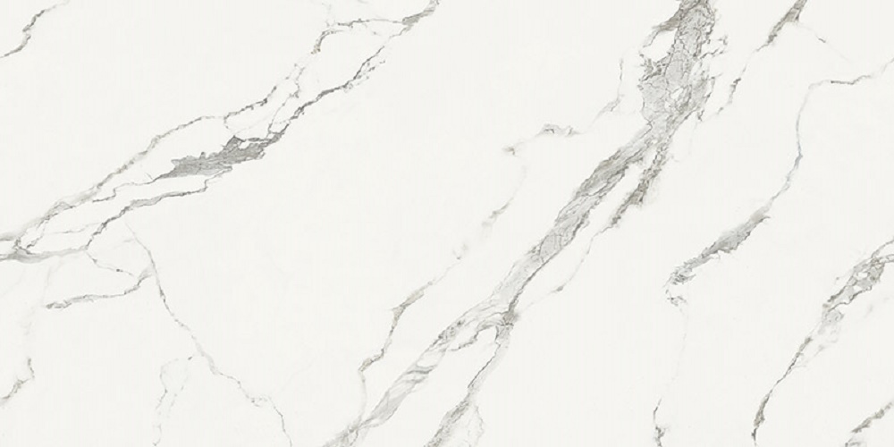 Широкоформатный керамогранит Graniti Fiandre Maximum Marmi Calacatta Bellisimo Semilucidato, цвет белый, поверхность лаппатированная, прямоугольник, 1500x3000