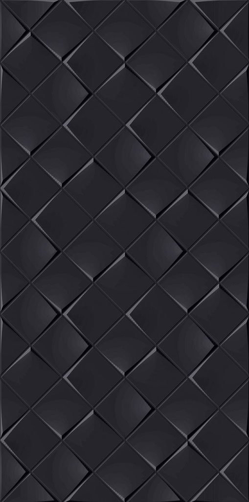 Керамическая плитка Villeroy Boch Monochrome Magic 1588BL90, цвет чёрный, поверхность матовая, прямоугольник, 300x600