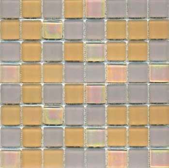 Мозаика Bars Crystal Mosaic Rainbow YHT 488 (15x15 mm), цвет разноцветный, поверхность глянцевая, квадрат, 300x300
