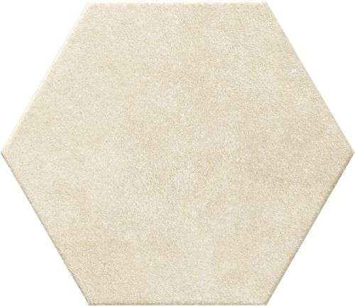 Керамогранит Marca Corona Terracreta Marna Esagonо J071, цвет белый, поверхность матовая, шестиугольник, 216x250
