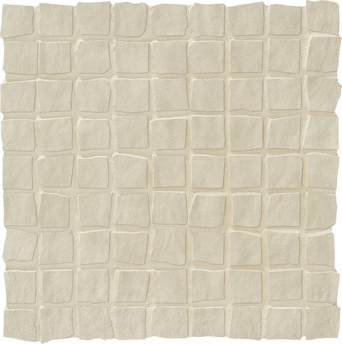 Мозаика Love Tiles Ground Mosaico Plus Cream, цвет бежевый, поверхность глазурованная, квадрат, 200x200