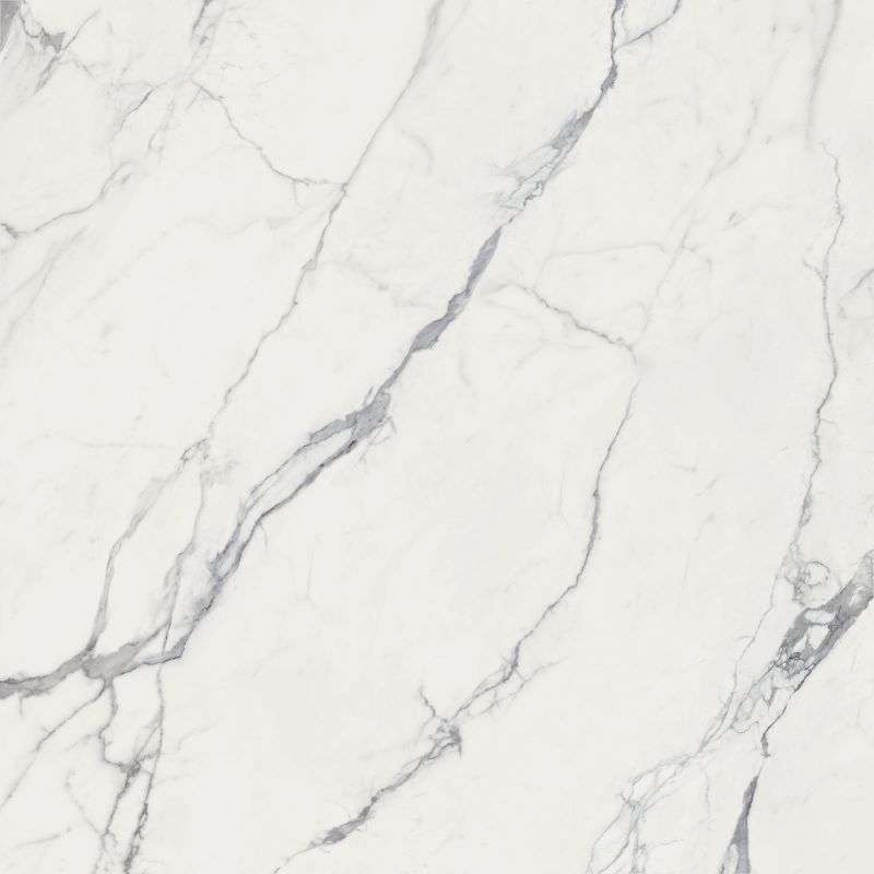 Керамогранит ABK Sensi Signoria Statuario Light Lux PF60010363, цвет белый серый, поверхность полированная, квадрат, 1200x1200