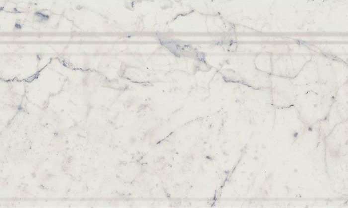 Бордюры Italon Charme Extra Carrara Alzata 600090000444, цвет белый, поверхность глянцевая, прямоугольник, 150x250