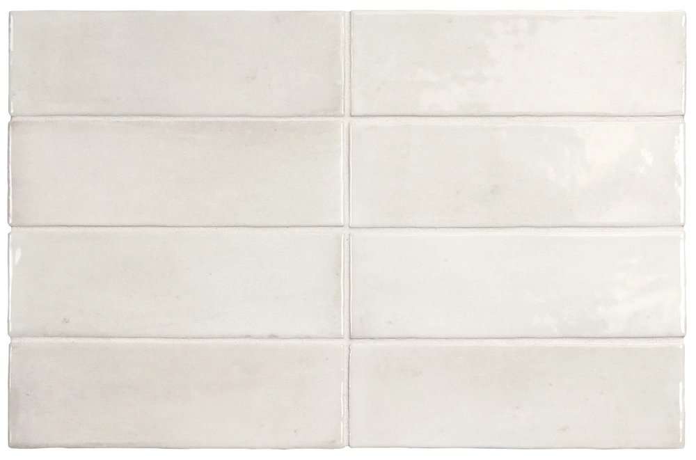 Керамогранит Equipe Coco White 27984, цвет белый, поверхность глянцевая, под кирпич, 50x150