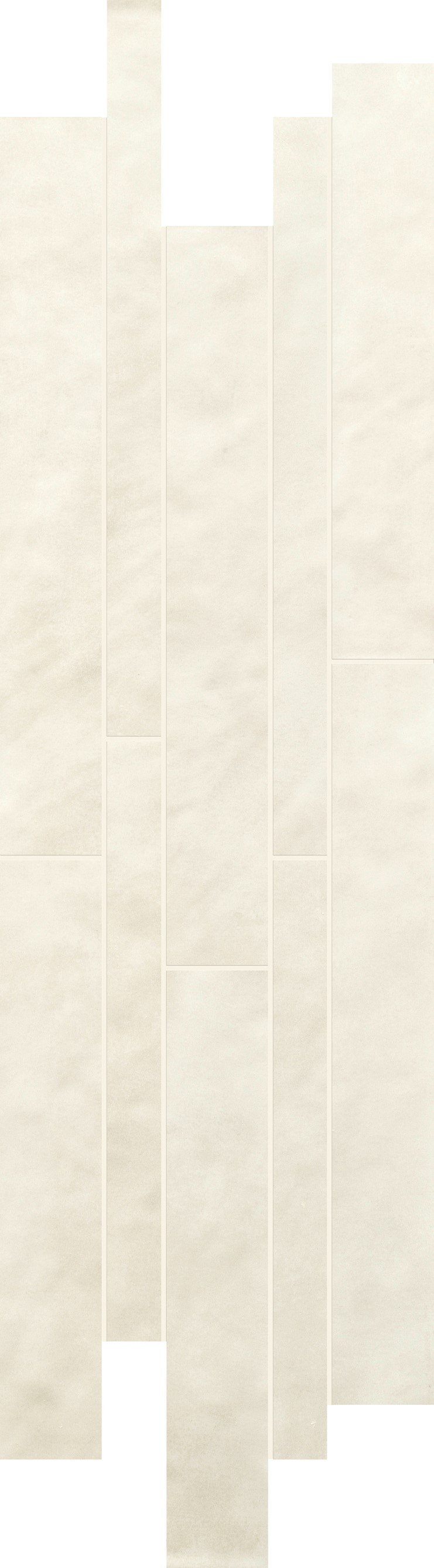 Декоративные элементы Love Tiles Ground Mureto Ribbon White, цвет белый, поверхность глазурованная, прямоугольник, 190x590
