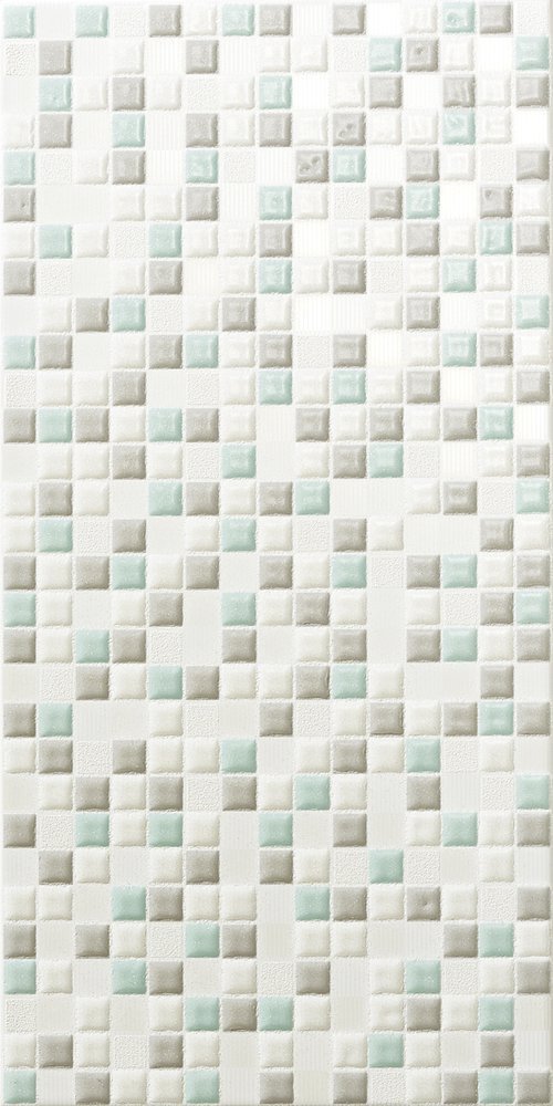 Мозаика Love Tiles Acqua Vela Turchese, цвет разноцветный, поверхность глянцевая, прямоугольник, 225x450