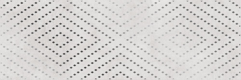 Декоративные элементы Cersanit Apeks ромбы светло-серый A15919, цвет серый, поверхность матовая, прямоугольник, 250x750