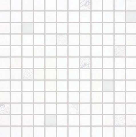 Мозаика Rako Up WDM0U000, цвет белый, поверхность глянцевая, квадрат, 300x300