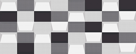 Декоративные элементы Керлайф Splendida Mosaico, цвет белый серый чёрный, поверхность глянцевая, прямоугольник, 201x505