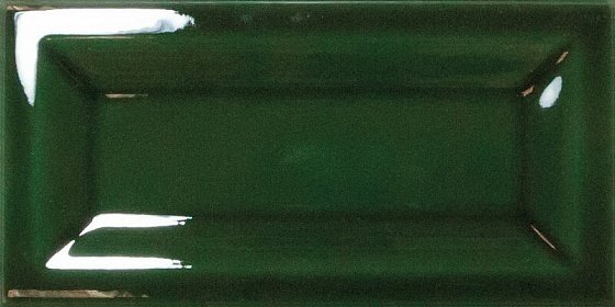 Керамическая плитка Equipe Evolution Inmetro Victorian Green 22354, цвет зелёный, поверхность глянцевая, кабанчик, 75x150
