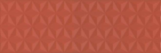 Керамическая плитка Kerama Marazzi Диагональ Красный Структура Обрезной 12120r, цвет красный, поверхность матовая, прямоугольник, 250x750