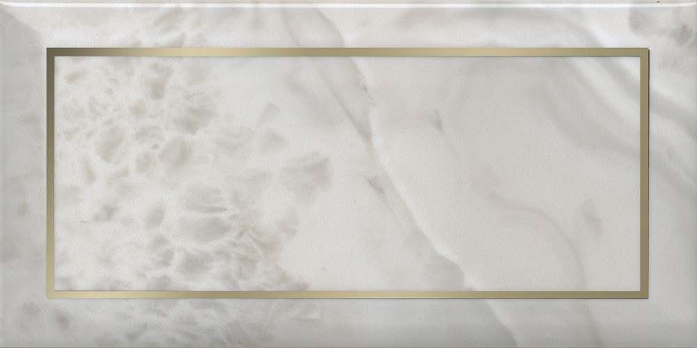Декоративные элементы Kerama Marazzi Сеттиньяно декор белый грань глянцевый OS\A275\19075, цвет белый, поверхность глянцевая, кабанчик, 99x200