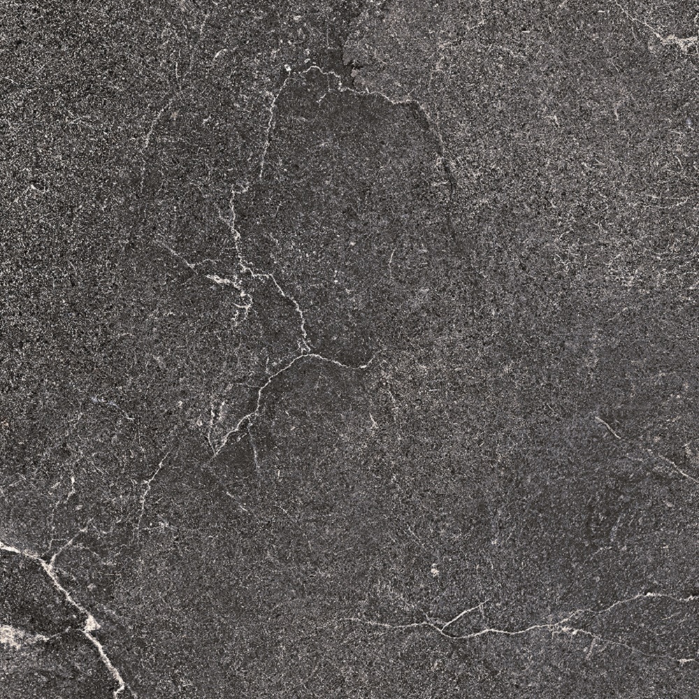 Керамогранит Kerlite Lithos Carbon Nat Rett, цвет серый, поверхность матовая, квадрат, 1200x1200