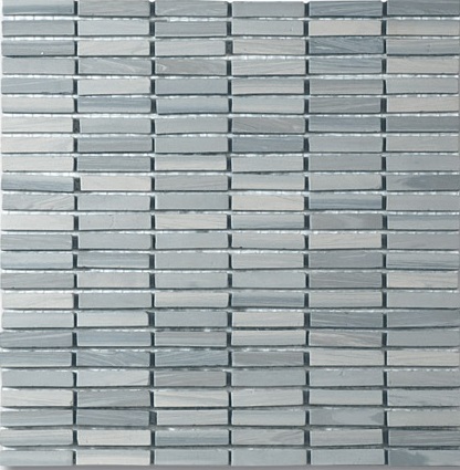 Мозаика Ker-av Brunelleschi Grigio Freddo (1X5) KER-B110, цвет серый, поверхность матовая, квадрат, 300x300