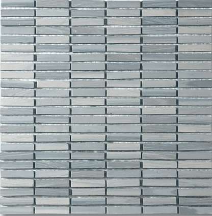Мозаика Ker-av Brunelleschi Grigio Freddo (1X5) KER-B110, цвет серый, поверхность матовая, квадрат, 300x300