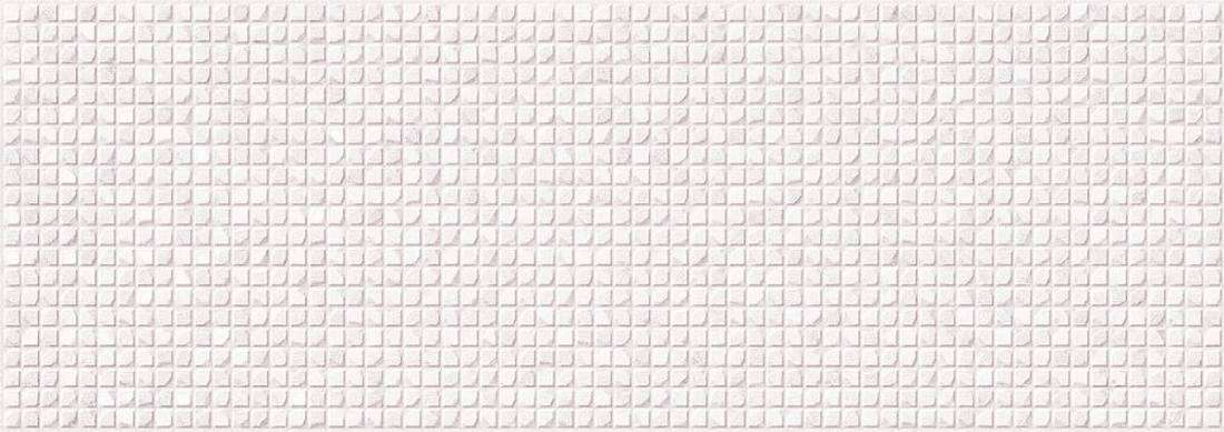 Керамическая плитка Керлайф Laura Mosaico Bianco, цвет белый, поверхность матовая, прямоугольник, 250x700