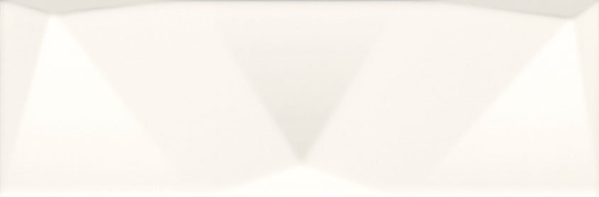 Керамическая плитка Paradyz Tenone Bianco Struktura A, цвет белый, поверхность матовая, прямоугольник, 98x298