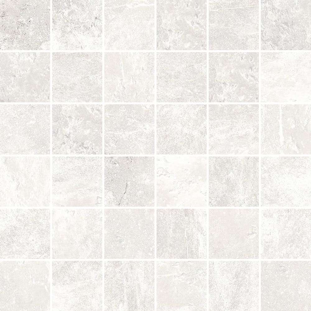 Мозаика RHS Rondine Ardesie White Mosaico J87149, цвет белый, поверхность матовая, квадрат, 300x300
