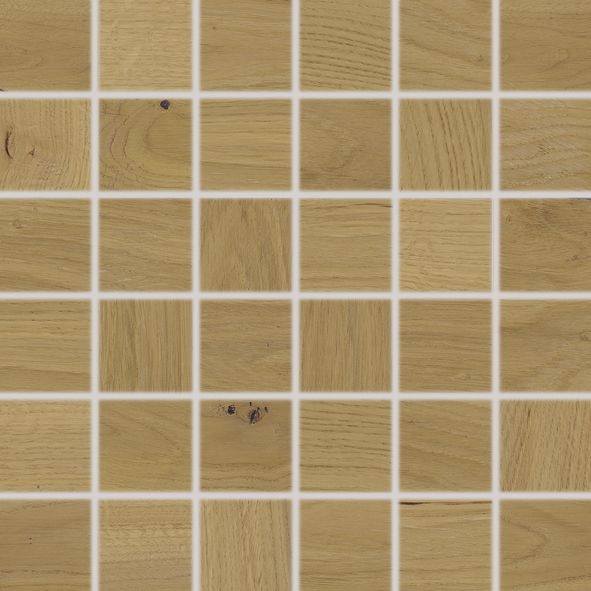 Мозаика Rako Bricola Beige DDM06850, цвет коричневый, поверхность матовая, квадрат, 300x300
