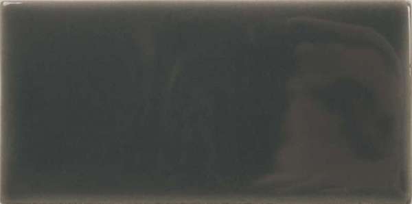 Керамическая плитка Wow Fayenza Ebony 127937, цвет чёрный тёмный, поверхность глянцевая, кабанчик, 62x125