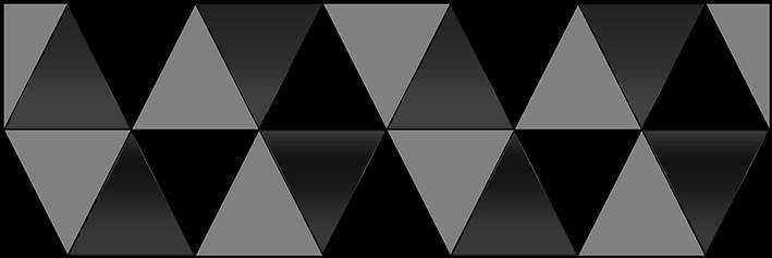 Декоративные элементы Laparet Sigma perla черный 17-03-04-463-0, цвет чёрный, поверхность глянцевая, прямоугольник, 200x600