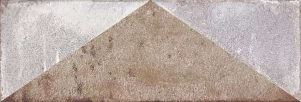 Керамическая плитка Aparici Brickwork Triangle Ornato Rev., цвет серый коричневый, поверхность матовая, прямоугольник, 200x600
