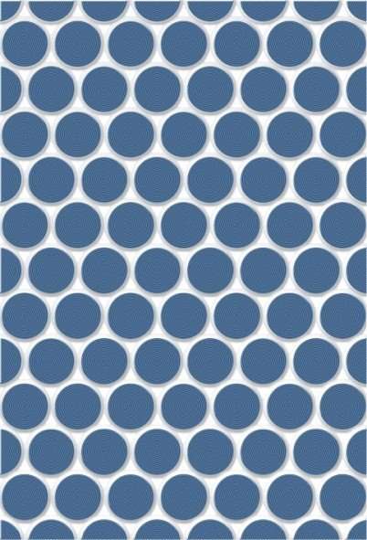 Керамическая плитка Керамин Блэйз 2Т, цвет синий, поверхность глянцевая, прямоугольник, 275x400
