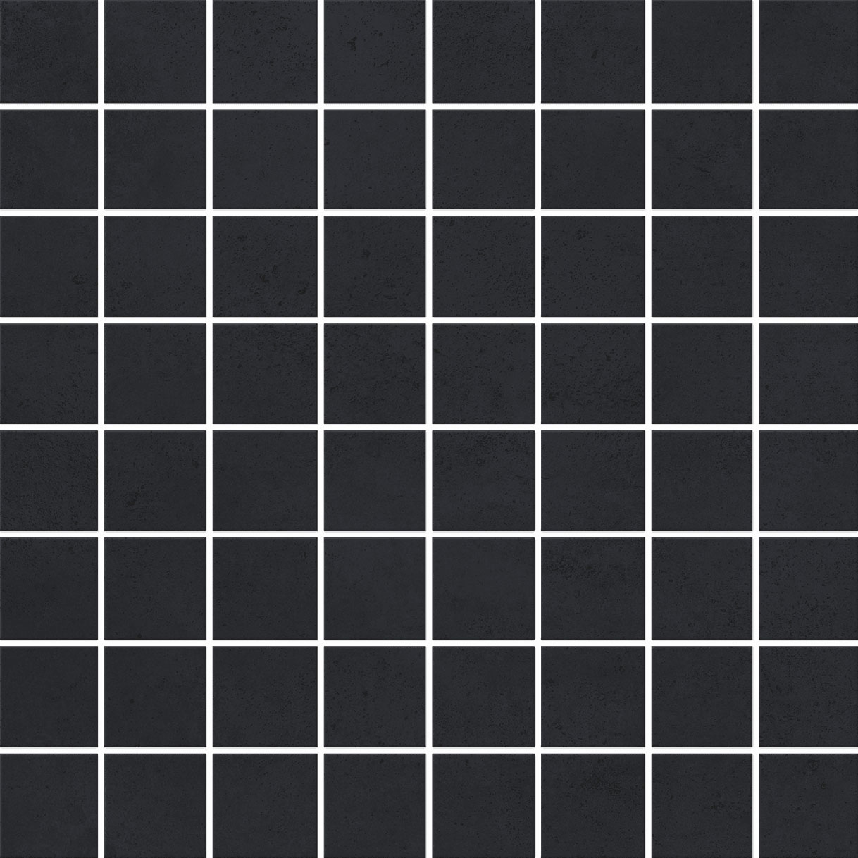 Мозаика Cinca Adamastor Black Mosaic 64 8623/640, цвет чёрный, поверхность матовая, квадрат, 330x330