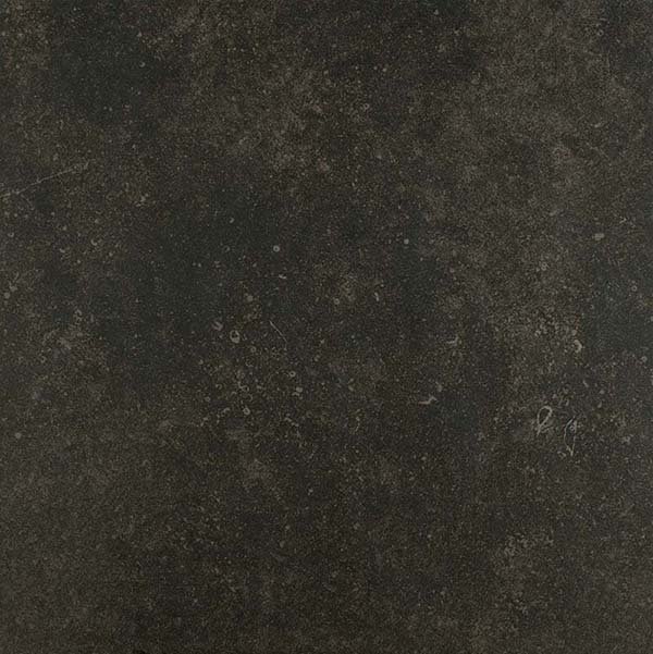 Керамогранит Seranit Belgium Stone Bumpy Black, цвет чёрный, поверхность матовая, квадрат, 600x600