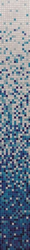Мозаика Alma Mosaic Растяжки 20 DE109(m) (комплект из 8 миксов), цвет белый синий голубой, поверхность глянцевая, прямоугольник, 262x327