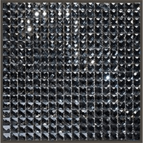 Мозаика Art & Natura Crystall 0, цвет чёрный, поверхность глянцевая, квадрат, 327x327