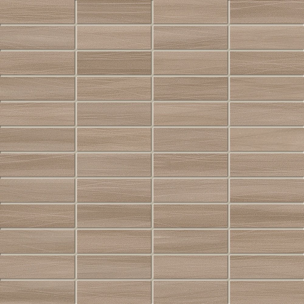 Мозаика Tubadzin Ms-Nursa Grey, цвет коричневый, поверхность глянцевая, квадрат, 298x298