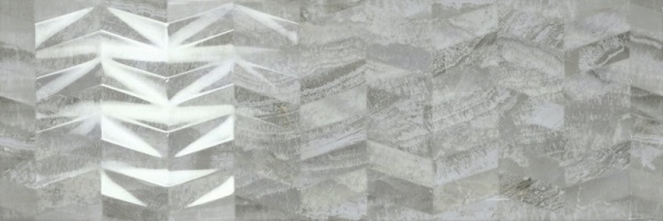 Керамическая плитка Baldocer Padova Aster Azzurro, цвет серый, поверхность глянцевая, прямоугольник, 300x900