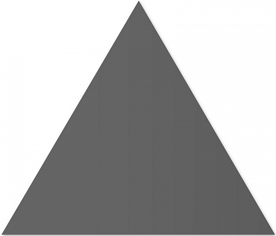 Керамогранит Wow Floor Tiles Triangle Graphite Matt 114039, цвет серый, поверхность матовая, прямоугольник, 201x232