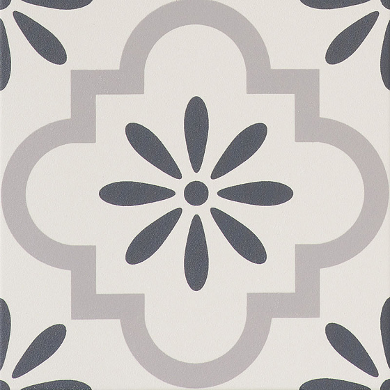 Керамогранит Grazia Shades Of Art Giralda Gravel/Charcoal GIRAP65, цвет белый серый, поверхность матовая, квадрат, 200x200