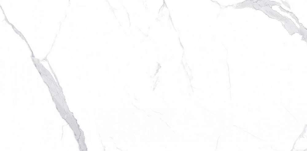 Керамическая плитка Eurotile Statuario White, цвет белый, поверхность глянцевая, прямоугольник, 300x600