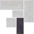 Вставки Cinca Homero Grey Anthracite Iliada 8297/311, цвет серый, поверхность матовая, квадрат, 80x80