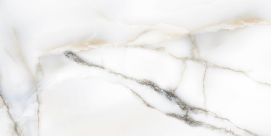 Керамогранит A-Ceramica Hexa White Polished, цвет серый, поверхность полированная, прямоугольник, 600x1200