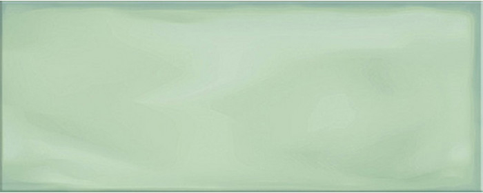 Керамическая плитка Azori Nuvola Verde, цвет зелёный, поверхность глянцевая, прямоугольник, 201x505