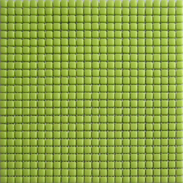 Мозаика Lace Mosaic SS 48, цвет зелёный, поверхность глянцевая, квадрат, 315x315