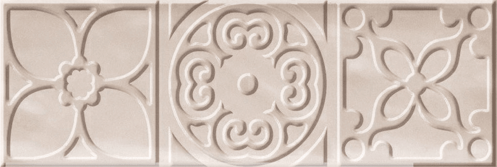 Декоративные элементы Cifre Bulevar Altair Ivory Decor, цвет слоновая кость, поверхность глянцевая, прямоугольник, 100x300