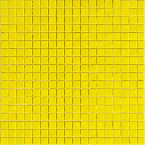 Мозаика Alma Mosaic Opaco NC0709, цвет жёлтый, поверхность глянцевая, квадрат, 295x295